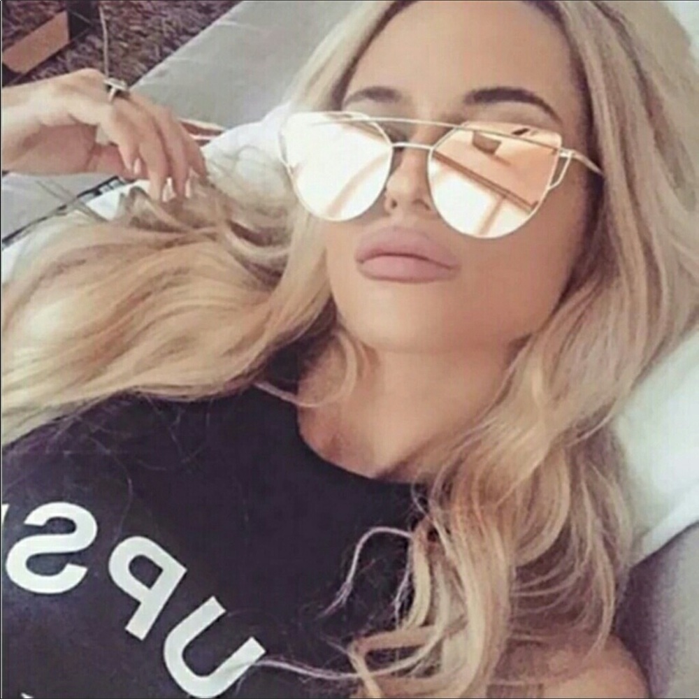 Kylie Pink & Gold Sunglasses